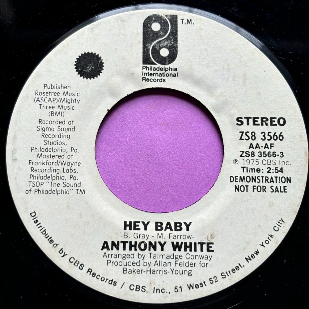Anthony White-Hey baby-PIR WD vg+