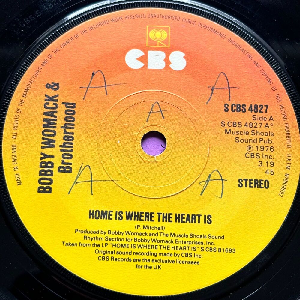 Bobby Womack-Home is where the heart is-UK CBS wol E+