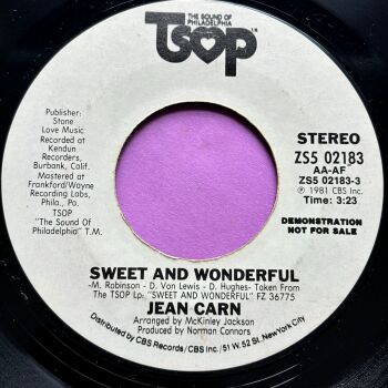 Jean Carne-Sweet and wonderful -TSOP WD E+