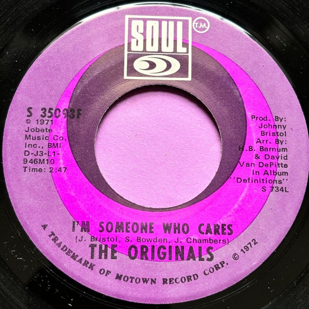 Originals-I'm someone who cares-Soul E+
