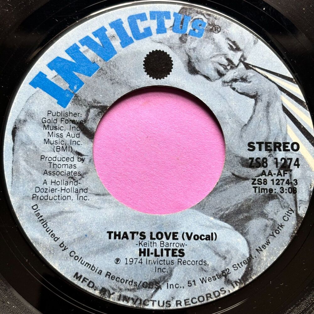 Hi-Lites-That's love-Invictus E+