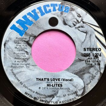 Hi-Lites-That's love-Invictus E+