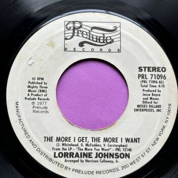 Lorraine Johnson-The more I get the more I want-Prelude WD E+