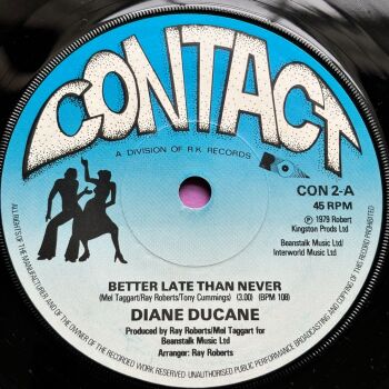 Diane Ducane-Better late than never-UK Contact E+