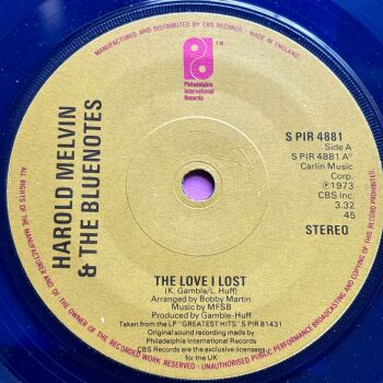 Harold Melvin-The love I lost-UK PIR E+
