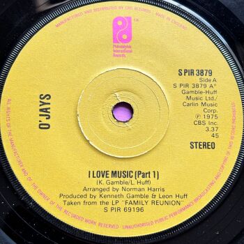 O'Jays-I love music-UK PIR E+