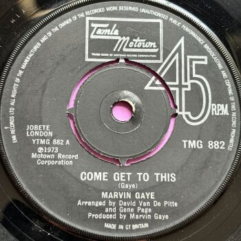 Marvin Gaye-Come get to this-TMG 882 E+
