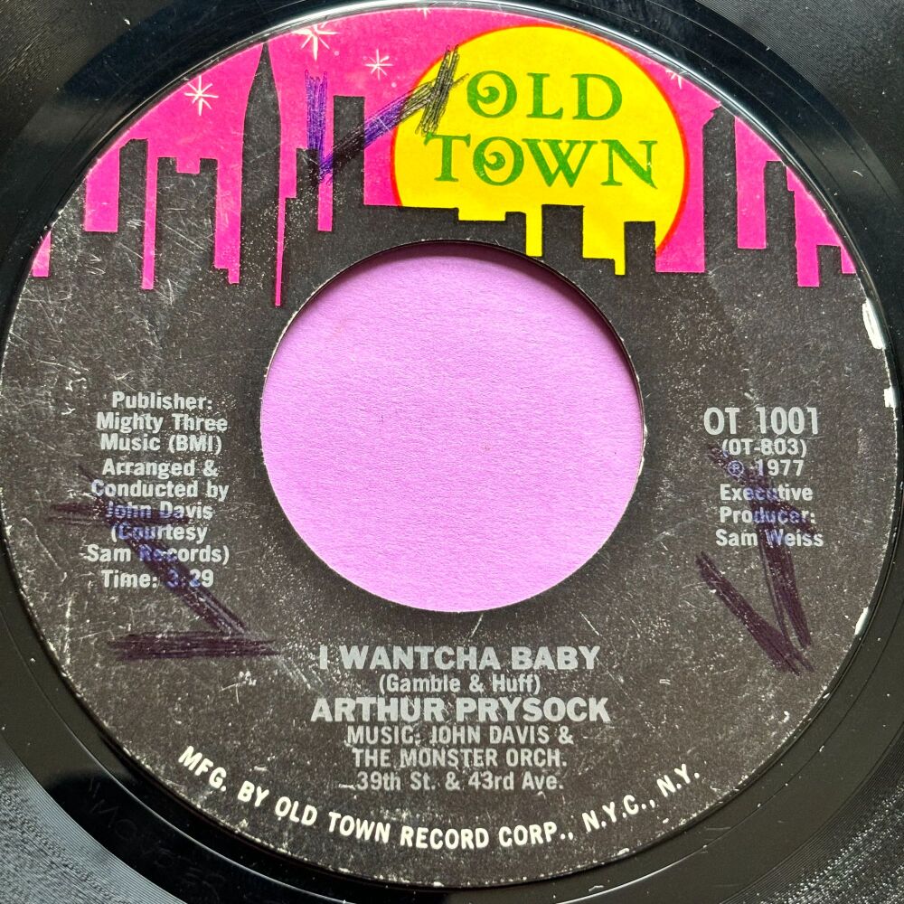 Arthur Prysock-I wantcha baby-Old Town wol E+