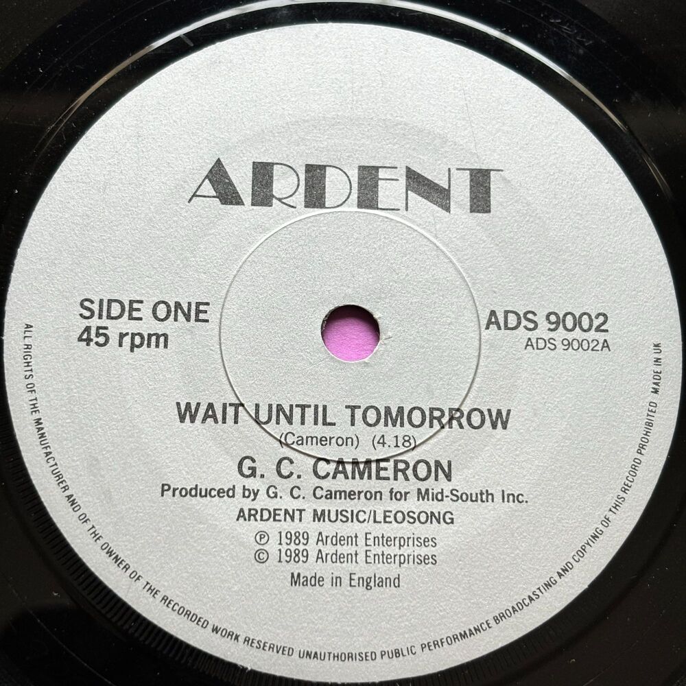 G.C Cameron-Wait until tomorrow-Ardent E+