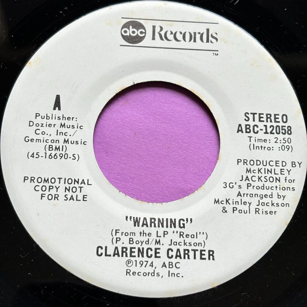 Clarence Carter-Warning-ABC WD E+