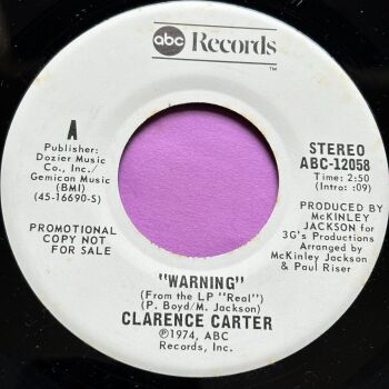 Clarence Carter-Warning-ABC WD E+