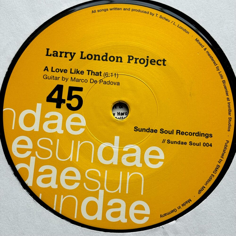 Larry London Project-A love like that-Sundae 12