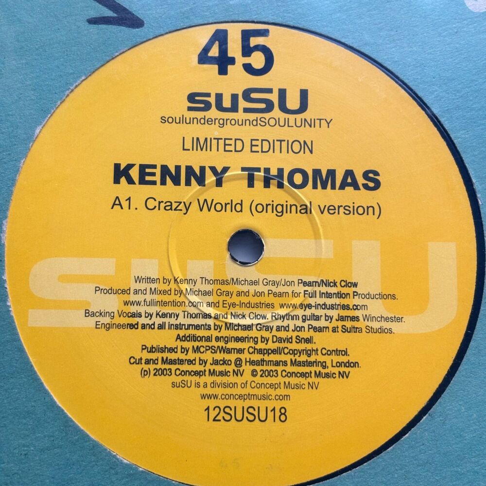 Kenny Thomas-Crazy world-SUSU 12