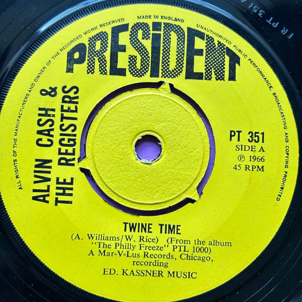 Alvin Cash-Twine time-UK President E+