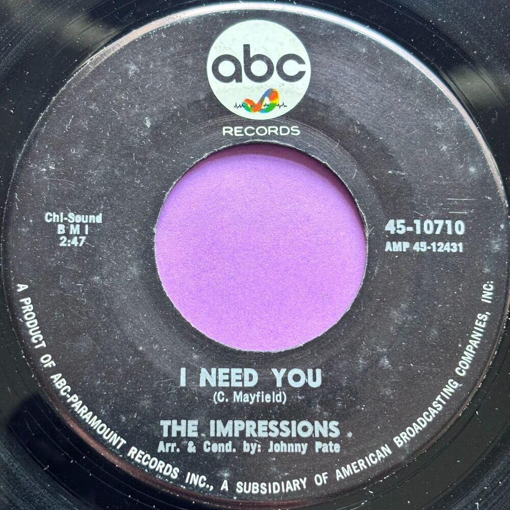 Impressions-I need you-ABC E+