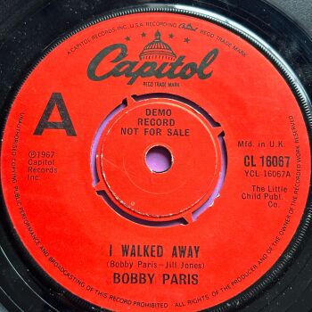 Bobby Paris-I walked away/ Heratbreaker-UK Capitol E+