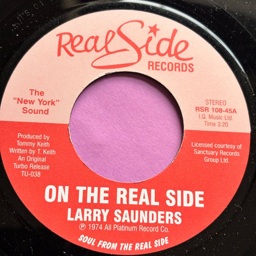Larry Saunders-On the real side-Real side R E+