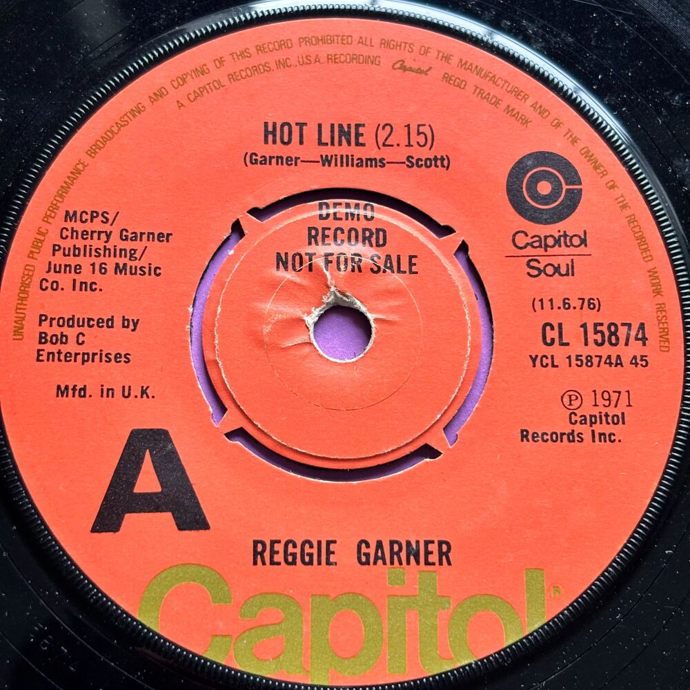 Reggie Garner-Hot line-UK Capitol Demo E