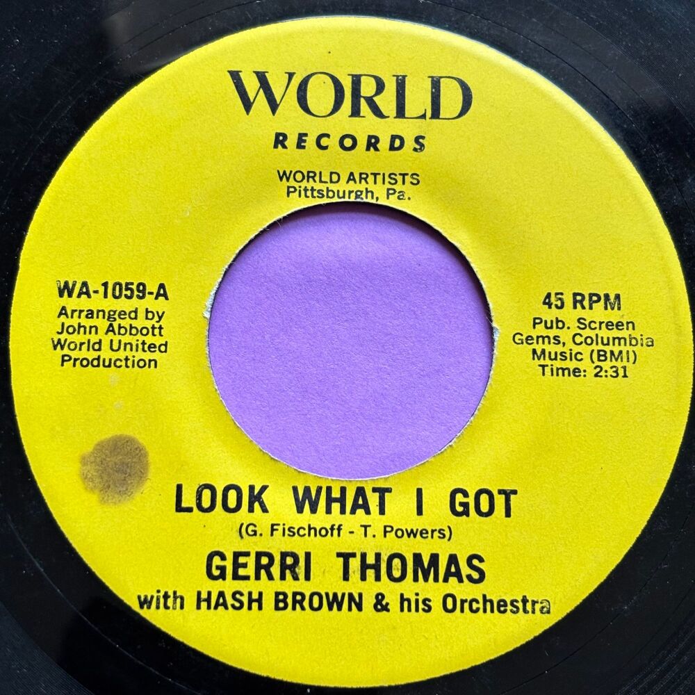 Gerri Thomas-Look what I got-World R E+