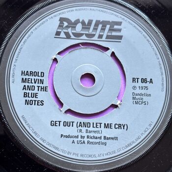 Harold Melvin-Get out-UK Route E+