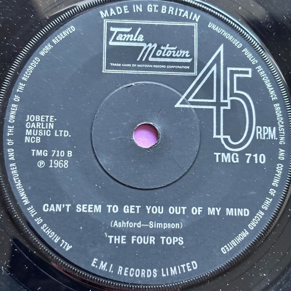 Four Tops-Can't seem to get you out of my mind-TMG 710 M-