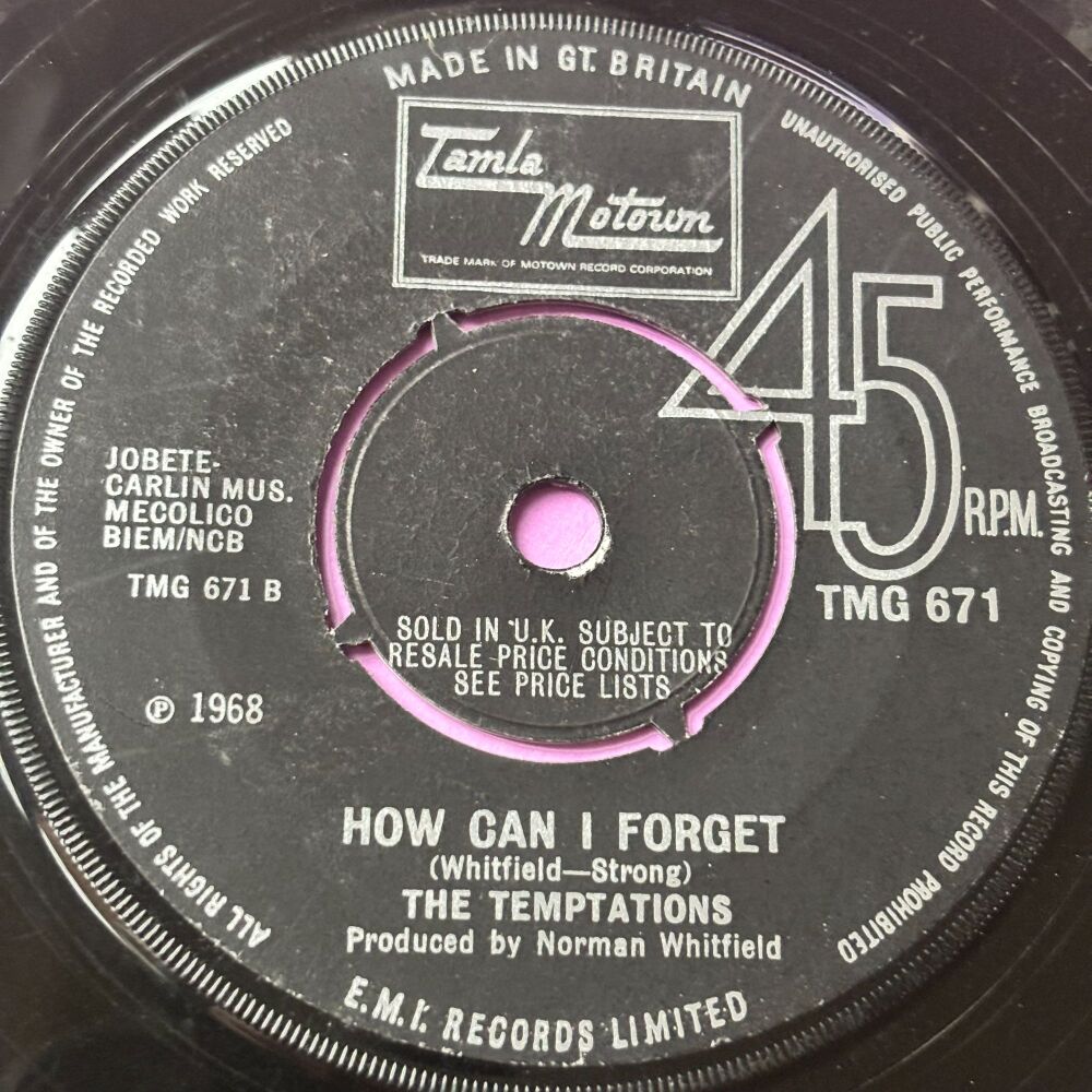 Temptations-How can I forget-TMG671 E+