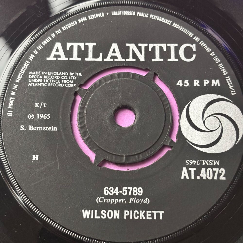 Wilson Pickett-634-5789-UK Atlantic E+