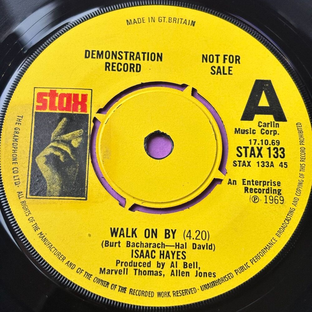 isaac Hayes-Walk on by-UK Stax Demo E+