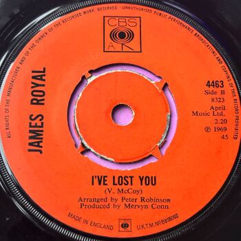 James Royal-I've lost you-UK CBS E+