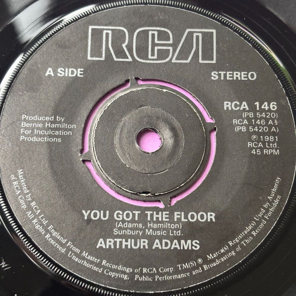Arthur Adams-You got the floor-UK RCA E+