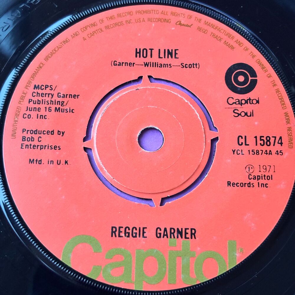 Reggie Garner-Hot line-UK Capitol E