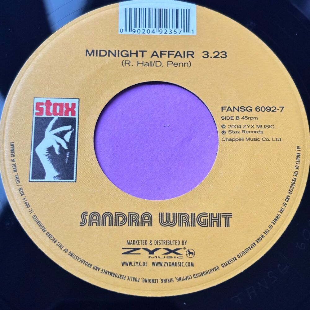 Sandra Wright-Midnight affair-Stax R E+