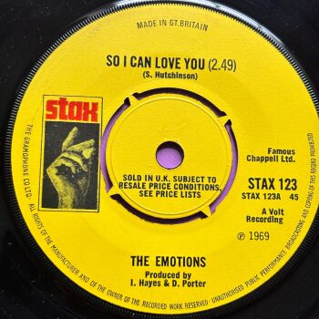 Emotions-So I can love you-Stax E+
