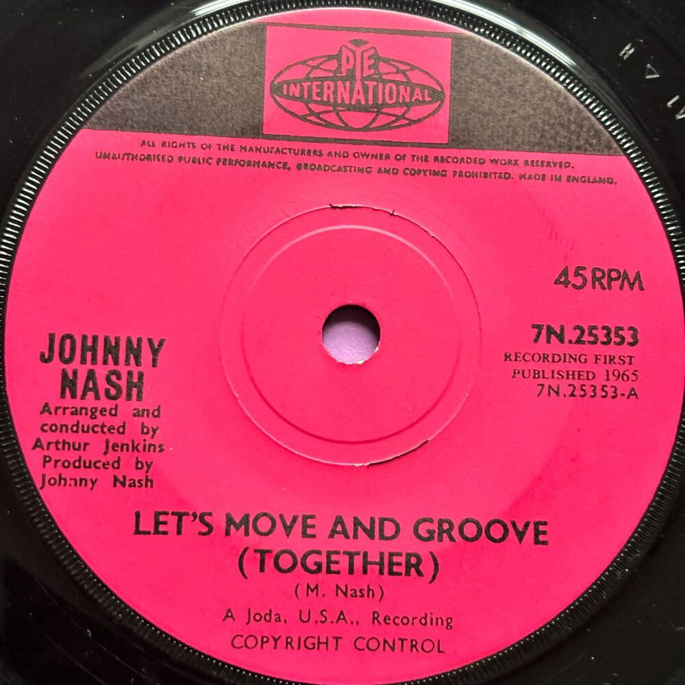 Johnny Nash-Let's move and groove-Pye Int. E+