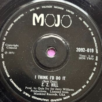 Z.Z Hill-I think I'd do it-UK Mojo E+