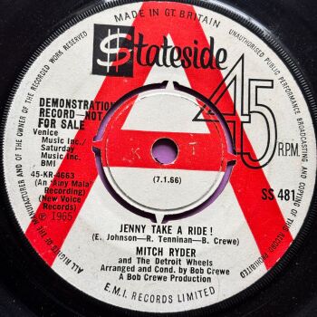 Mitch Ryder-Jenny take a ride-UK Stateside Demo vg+