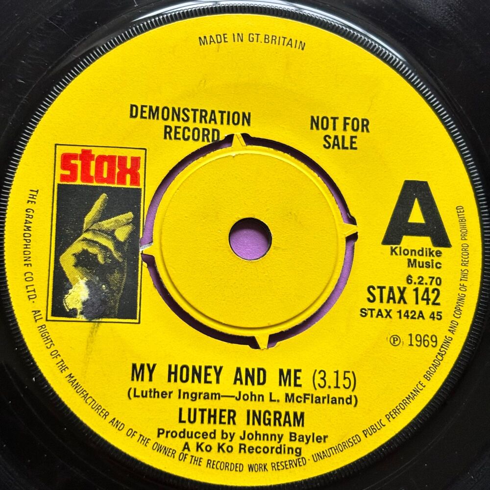 Luther Ingram-My honey and me-UK Stax E+
