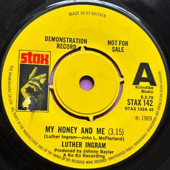 Luther Ingram-My honey and me-UK Stax E+