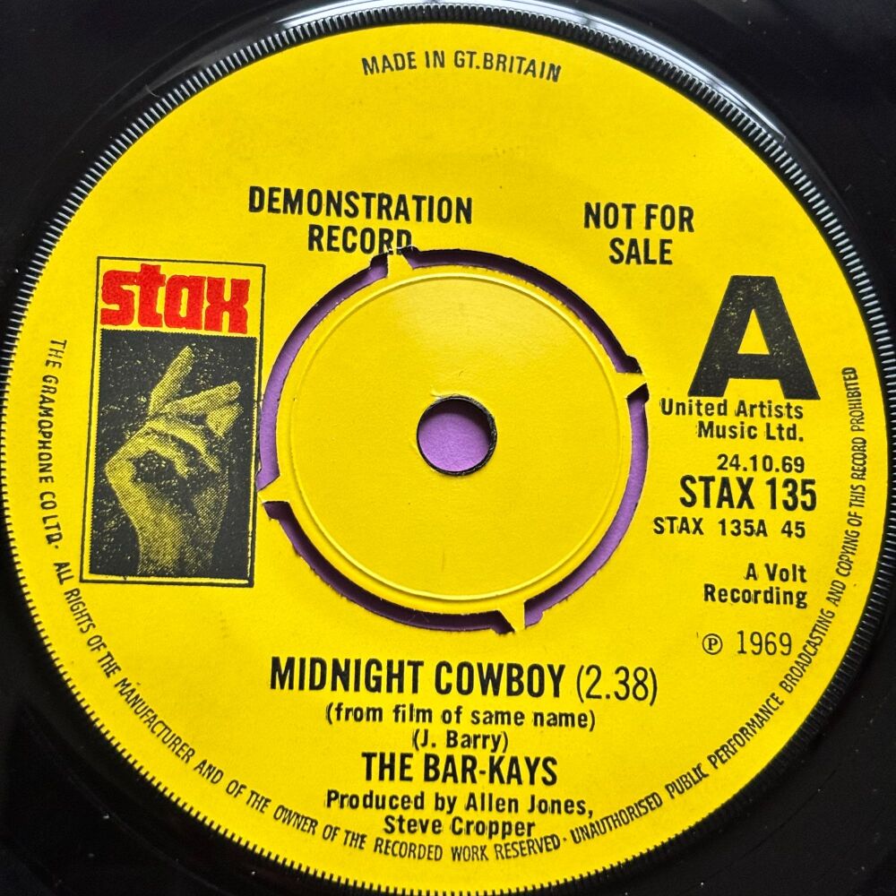 Bar-Kays-Midnight Cowboy-UK Stax Demo E+