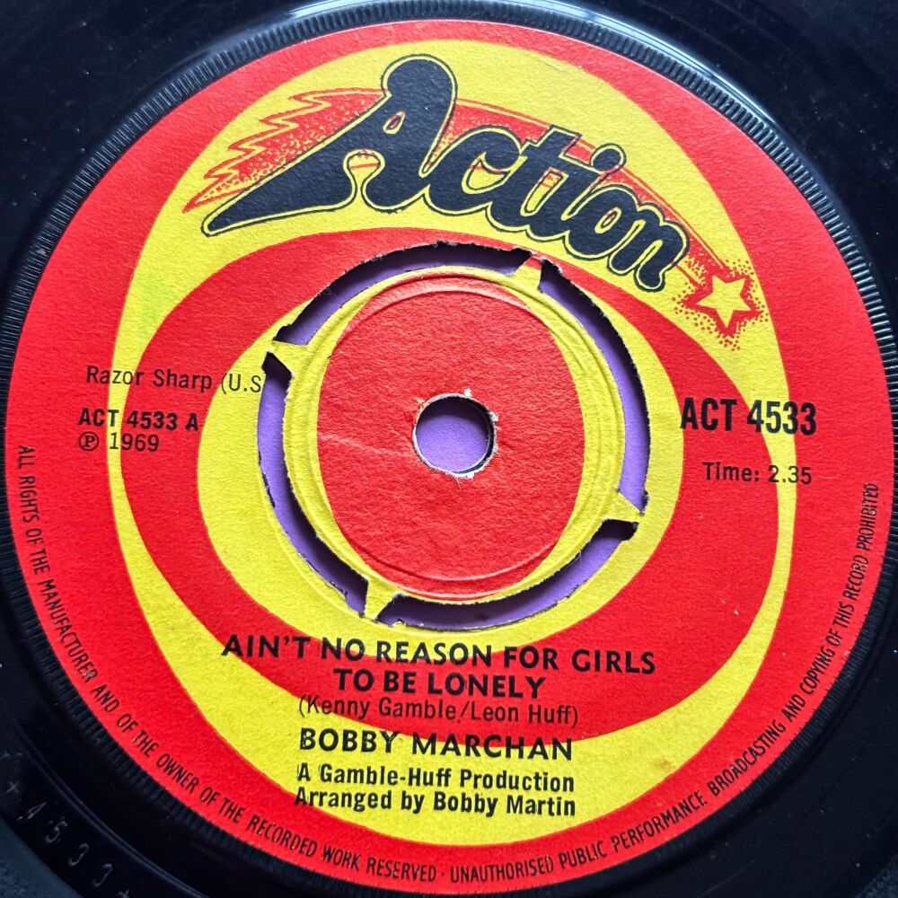 Bobby Marchan-Ain't no reason for girls to be lonely-UK Action vg+