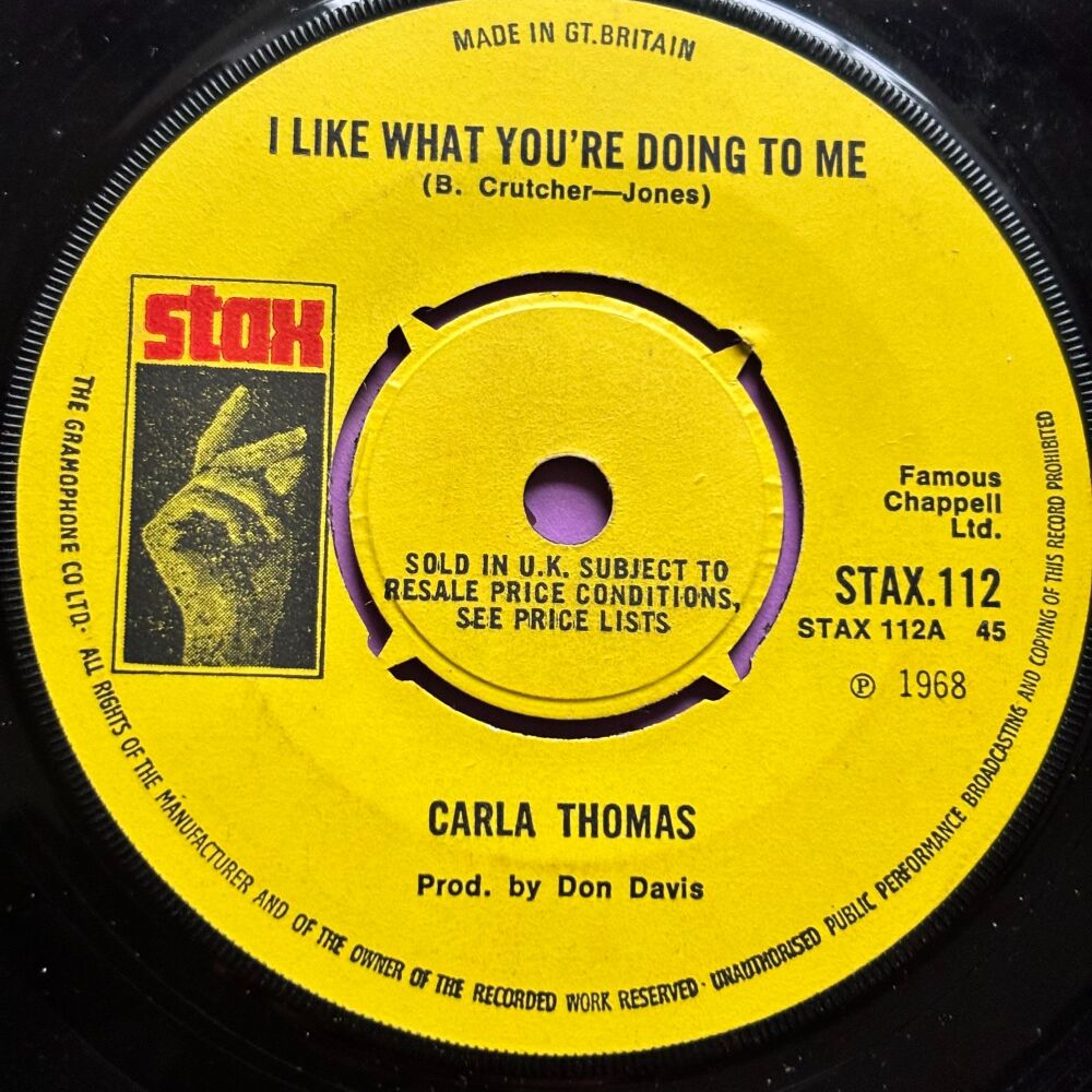 Carla Thomas-I like what you're doing to me-UK Stax E