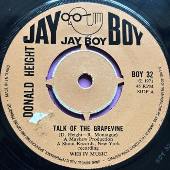 Donald Height-Talk of the grapevine-UK Jay Boy LT E+