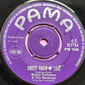 Bobby Patterson-Sweet taste of love-UK Pama vg+
