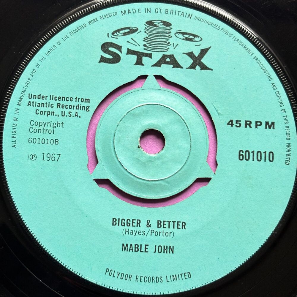 Mable John-Bigger & Better-UK Stax E