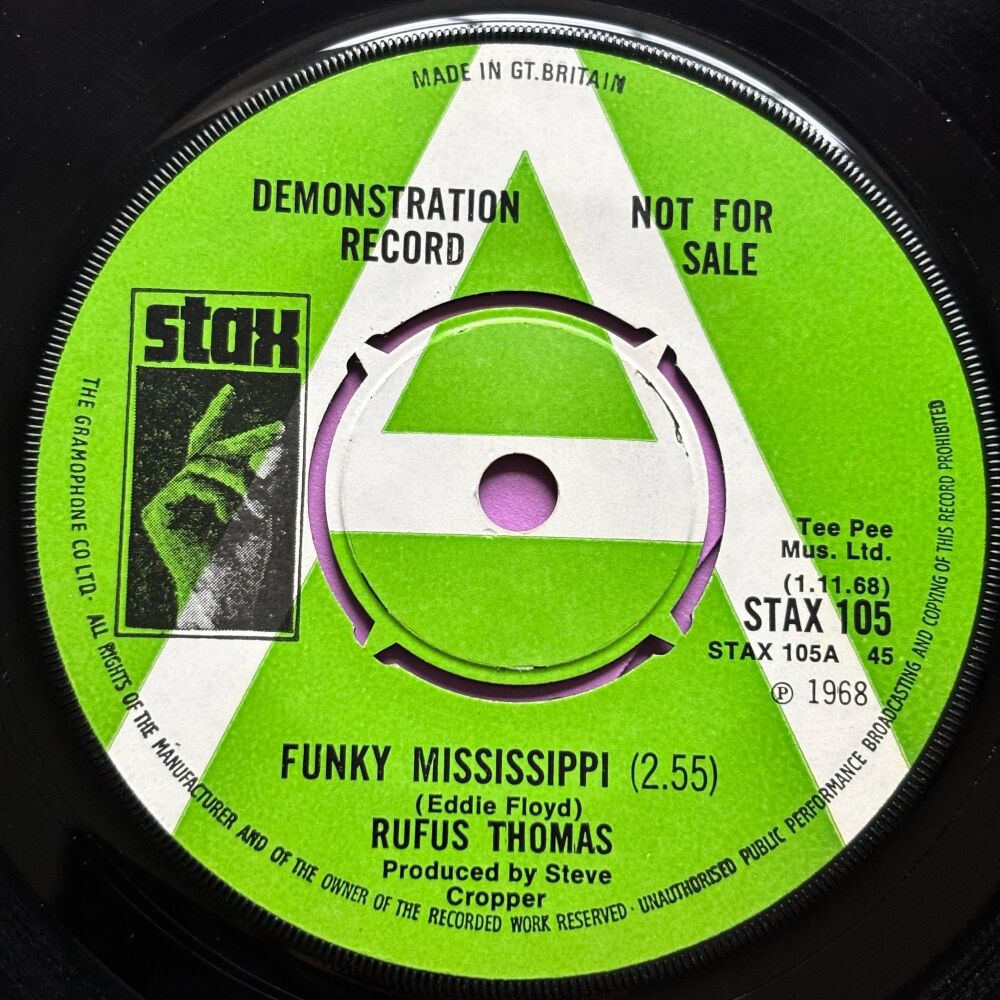 Rufus Thomas-Funky Mississippi-UK Stax Demo E+