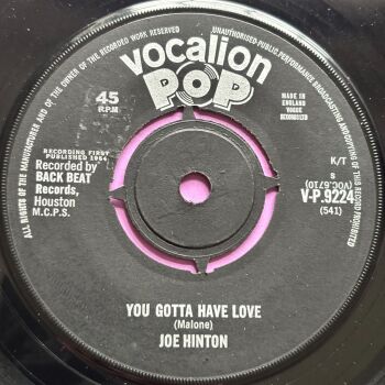 Joe Hinton-You gotta have love-UK Vocalion E