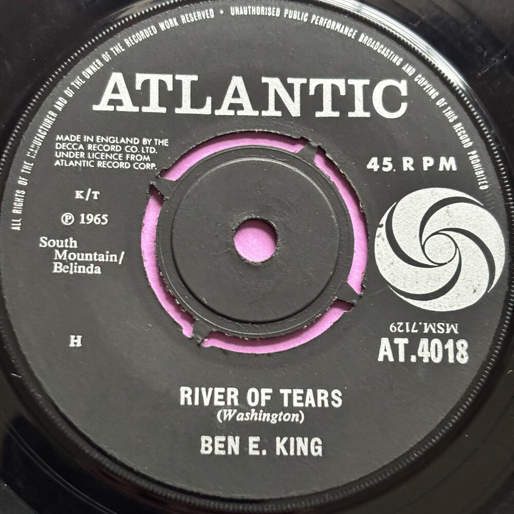 Ben E King-River of tears-UK Atlantic E