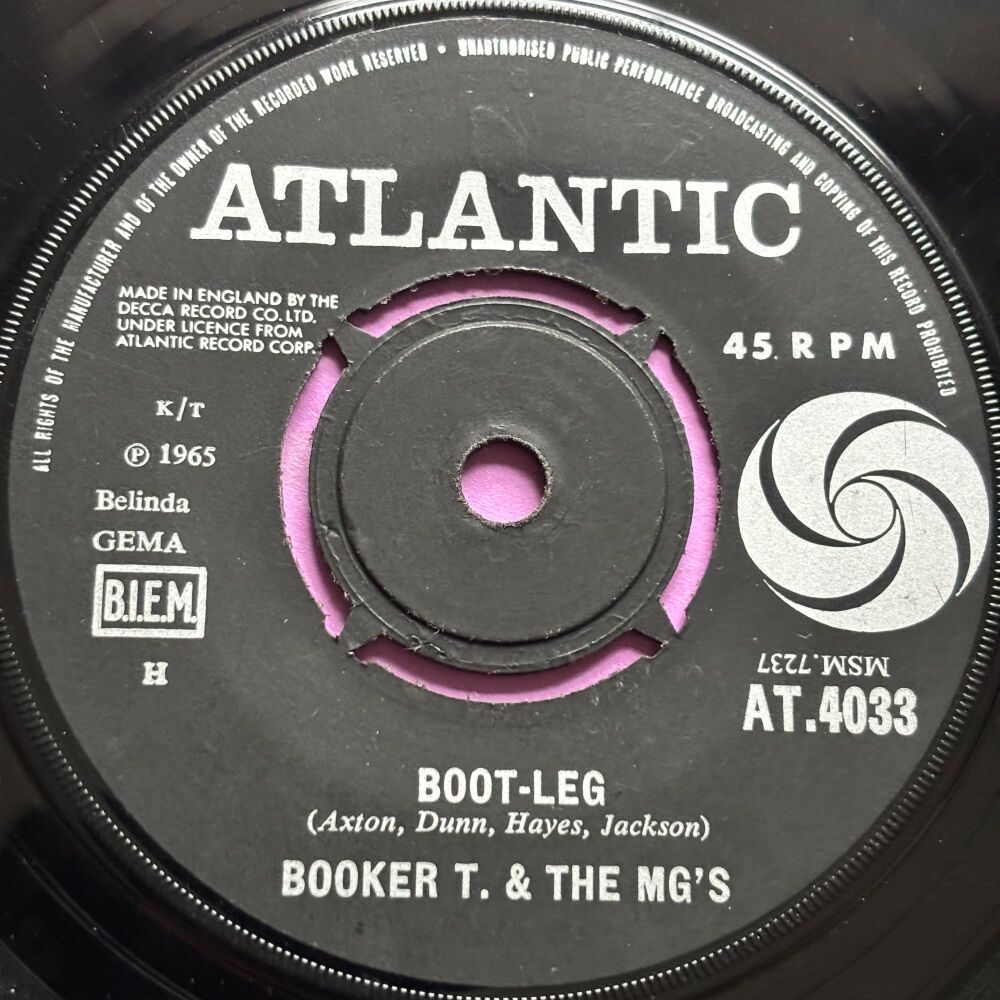 Booker T & The M.G's-Boot-Leg-UK Atlantic E+
