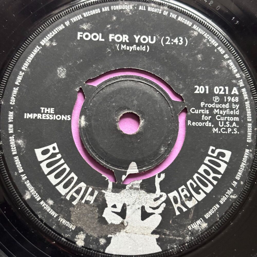 Impressions-Fool for you/ I'm loving nothing-UK Buddah E+