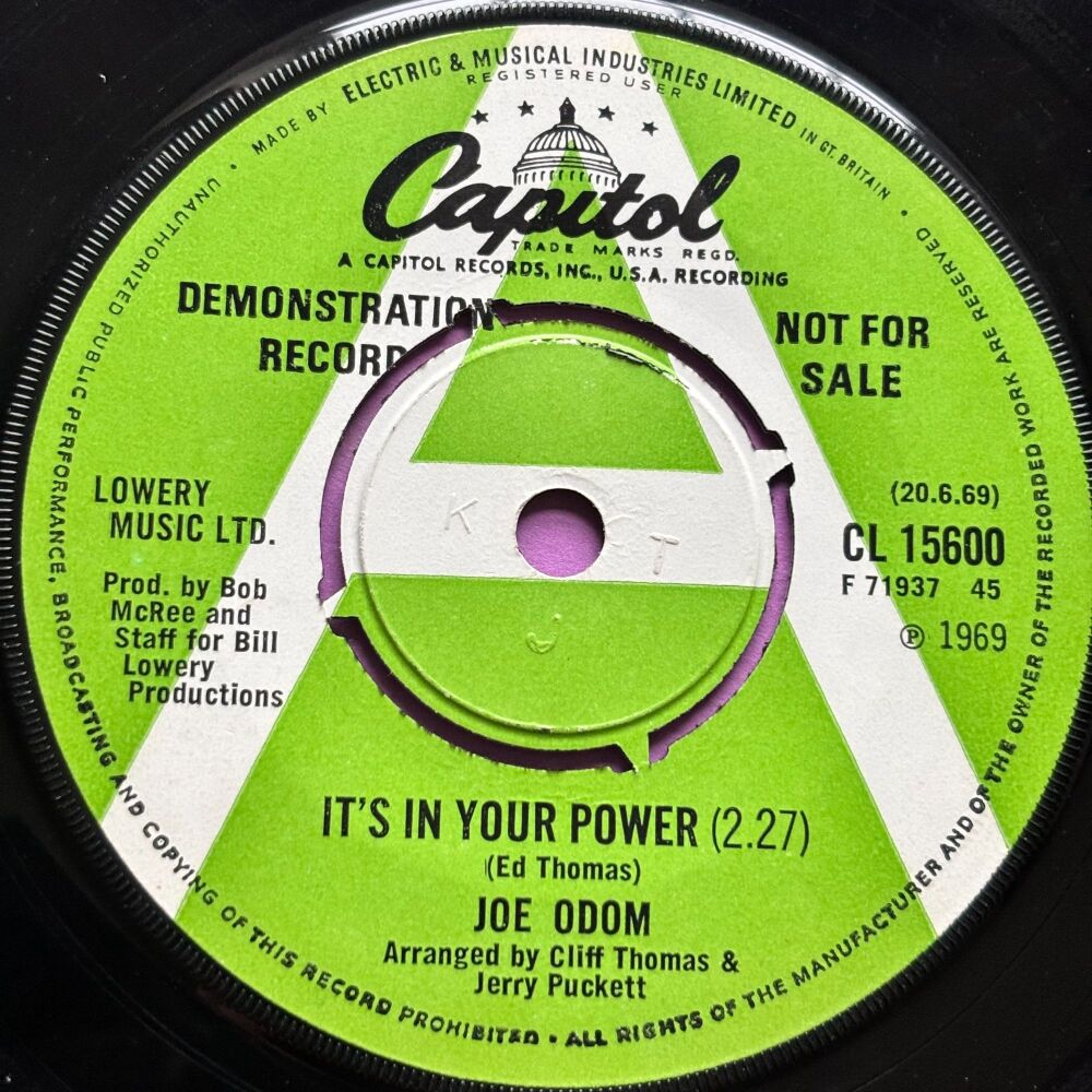 Joe Odom-It's in your power-UK Capitol Demo E+
